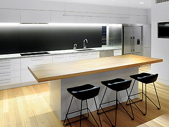 THUMB kitchen neo design custom minimalist modern auckland stainless steel marble matai 9